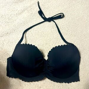 Victoria Secret black swim suit top 34D